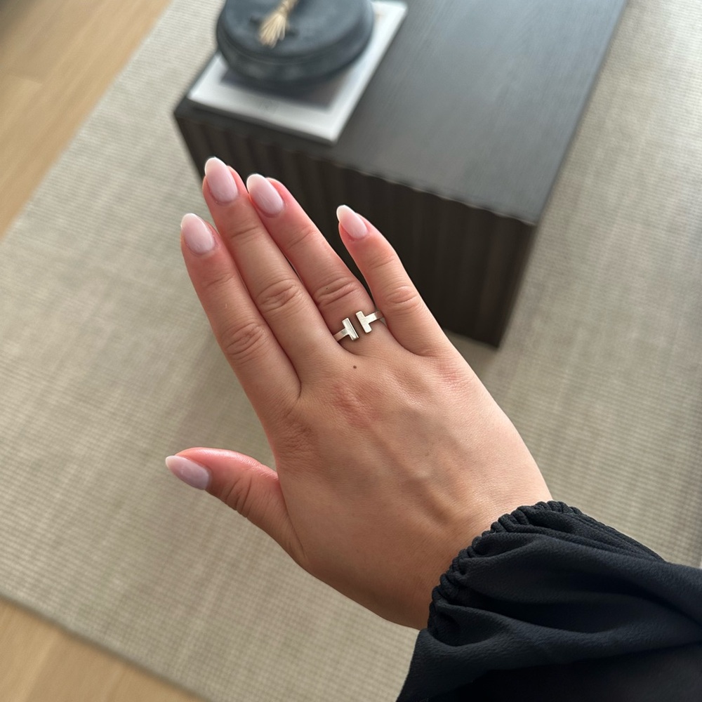 Tiffany and Co. T Square Ring in Silver